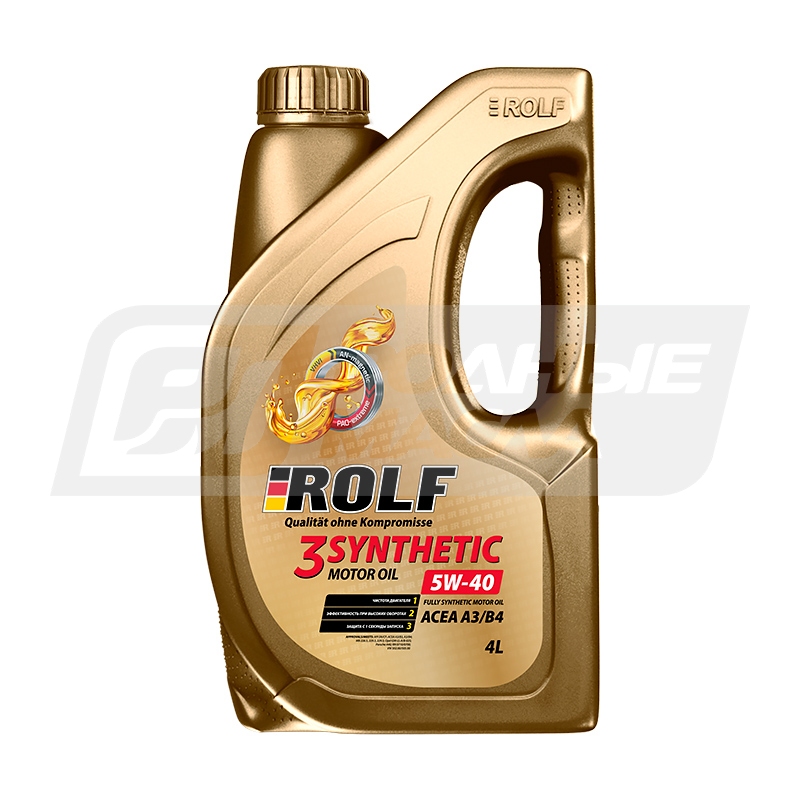 ROLF 3-Synthetic 5W40 A3/B4, 4л 322731