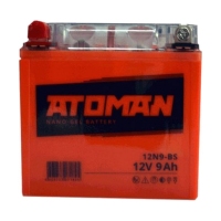 Мото ATOMAN Nano Gel 9 Ач, п/п MGE-12N9